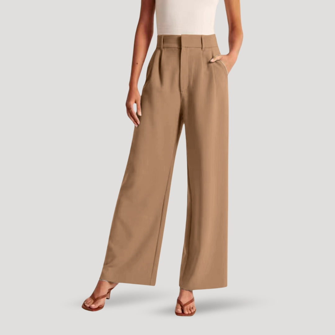 Stoffhose – Weites Bein – Eleganter Business-Look
