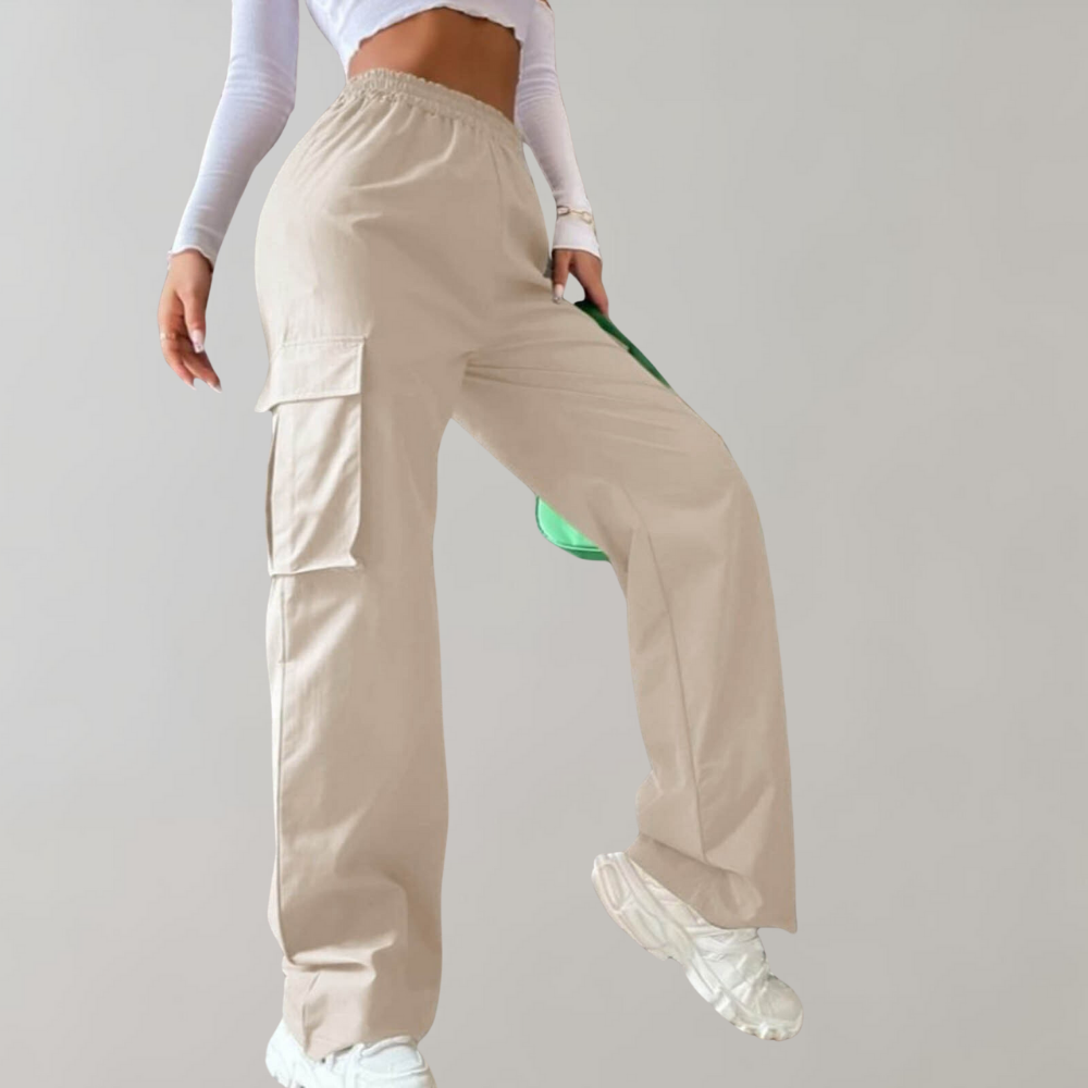 Cargohose Damen – weiter Schnitt & Elastikbund im Streetstyle