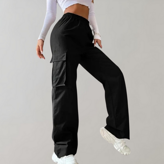 Cargohose Damen – weiter Schnitt & Elastikbund im Streetstyle