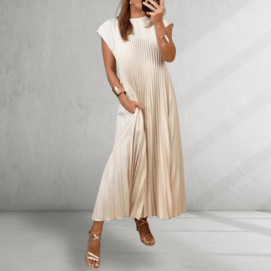 Falten -Maxikleid 0