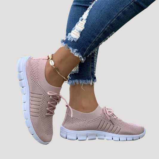 Frauen atmungsaktiv gestrickte Walking -Trainer 0