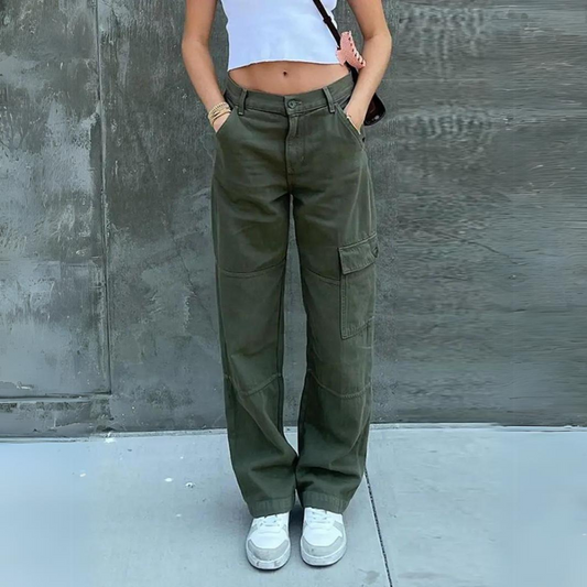 Lässige Cargo-Hose Für Damen