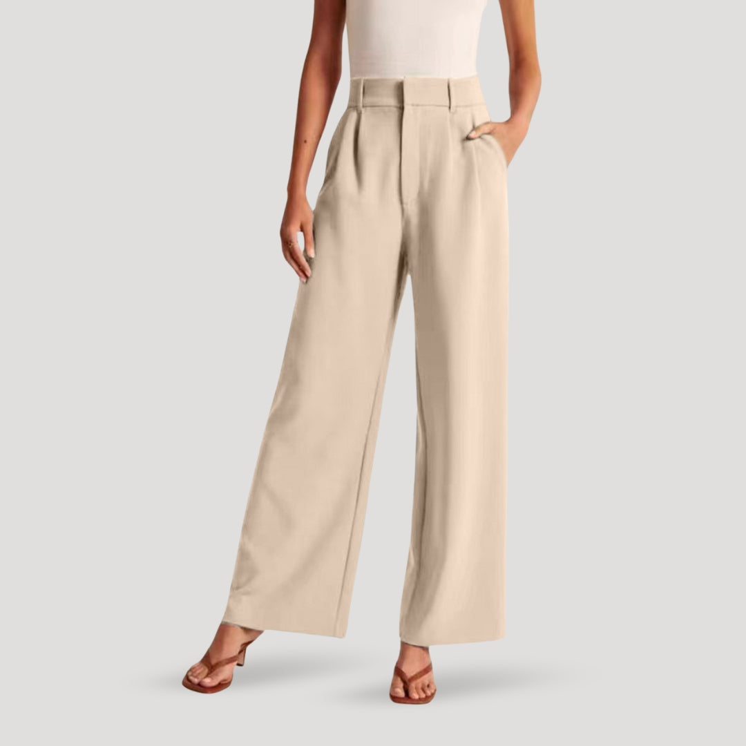 Stoffhose – Weites Bein – Eleganter Business-Look
