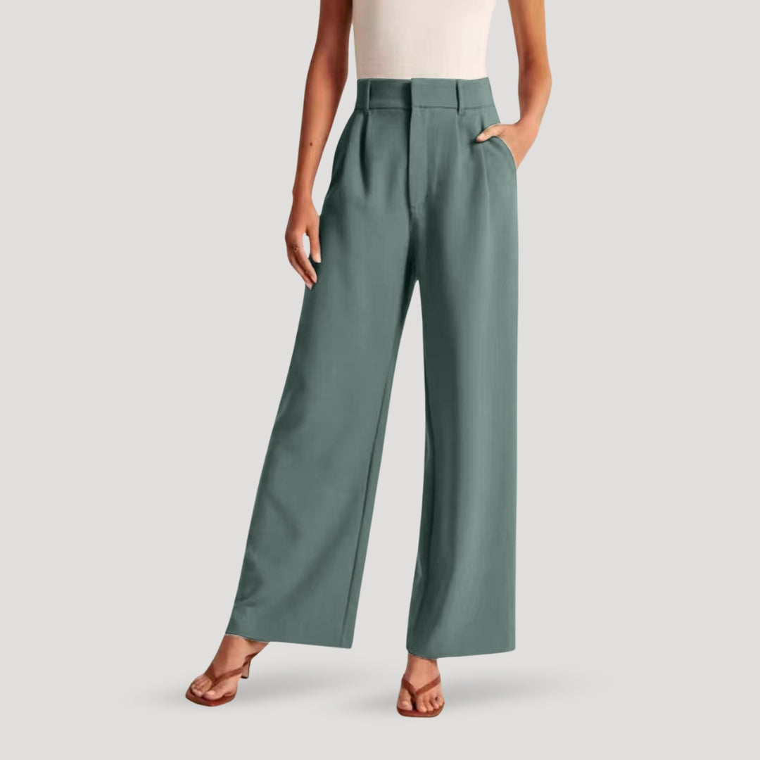 Stoffhose – Weites Bein – Eleganter Business-Look