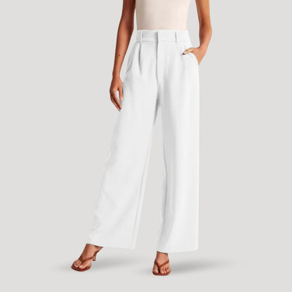 Stoffhose – Weites Bein – Eleganter Business-Look